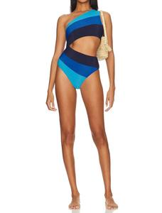 Слитный купальник Joyce в морском стиле Beach Riot, Marine Colorblock