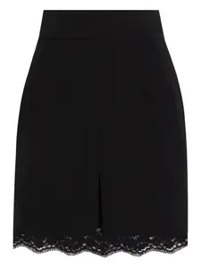 Шерстяная юбка мини Dolce & Gabbana, черный