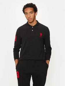 Рубашка поло стандартного кроя U.S. Polo Assn., черный
