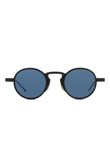 Солнцезащитные очки в круглой оправе Thom Browne, черный