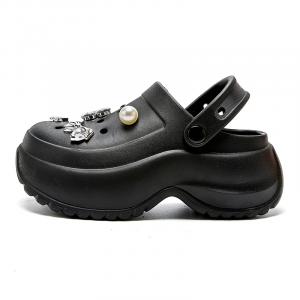 MALEMONKEY Клоги женские черные, цвет Black
