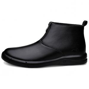 British knights Мужские черные зимние ботинки на шнуровке с гладкой отделкой, цвет Fleece-Lined Black-Smooth Finish