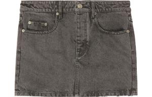 FW22 Джинсовая короткая юбка женская черная Balenciaga