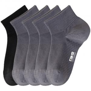 Набор унисекс носков WARRIOR, 5 pack (черный+4 темно-серый)