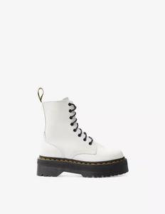 Ботинки кожаные Dr. Martens Jadon на платформе, белый