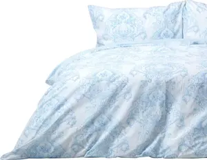 Комплект пододеяльников Туаль де Жуи HOMESCAPES, 260 x 220 см, синий Homescapes