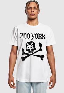 Футболка с принтом SKULL ZOO YORK, белый