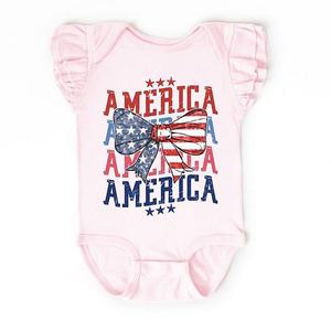 Американский боди с воланом и рукавами-фонариками The Juniper Shop, Ballerina