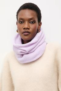 Шарф из мериносовой шерсти Answear.Lab, фиолетовый