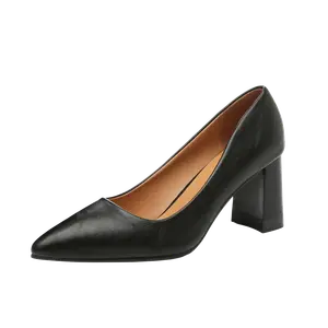 Alxnan Женские туфли на высоком каблуке черные, цвет Black