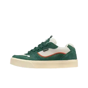 JimiXiong Женские лоу-топ скейтборд кроссовки зелёные, цвет Green