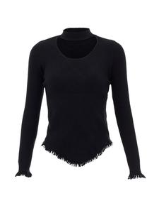 Женский свитер черного цвета myMo