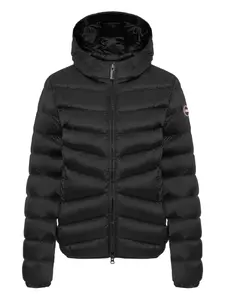 Куртка с капюшоном и шевронным узором Colmar, черный