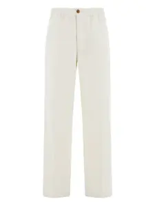 Брюки с эластичным поясом Ferragamo, нейтральный