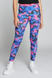 Леггинсы с камуфляжным принтом «Лента» Beat Girlz Club, розовый