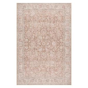 Коллекция Hillstone, традиционный винтажный медальонный ковер Nuloom, коричневый, 153x244 см