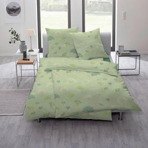 Постельное белье гинко сатин Estella, зеленый