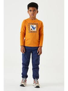 Garcia Футболка с длинными рукавами оранжевого цвета