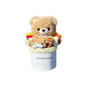 Плюшевый медведь hug bucket, bear warrior плюшевый букет кукла TLXT