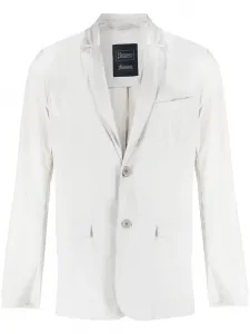 Однобортный пиджак Herno, серый