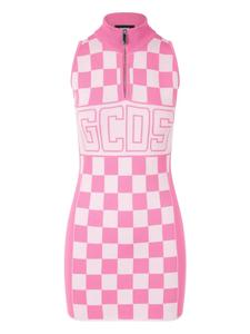 Мини-платье с логотипом GCDS, розовый