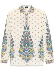 Цветочная рубашка ETRO, нейтральный цвет