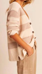 Кардиган Маккей в цвете «Холодный латте» JOHN + JENN, цвет iced latte