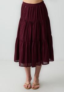 Юбка Jimmy Key A-line skirt, Burgundy/Bordeaux