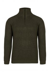 Тройер свитер с воротником-молнией tintrup Normani, зеленый
