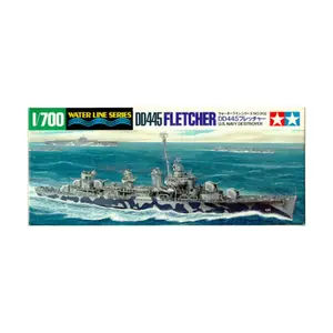 Эсминец ВМС США - DD445 Fletcher, Water Line Series - 1/700 Scale