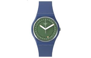 SWATCH Часы Unisex 34mm Green Watch SO28N403, Green