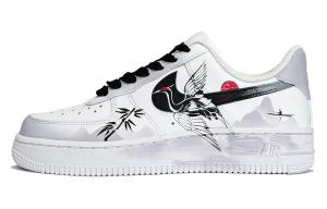 Кроссовки Nike Air Force 1 Skateboarding Shoes Women's Low-top White/gray, светло-серый
