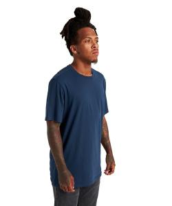 Футболка с коротким рукавом, однотонная, из органического хлопка BURTON, синий