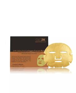 Маска для лица с 24-каратным золотом и коллагеном, 2,1 унции Glo24K