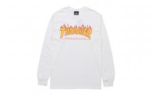 Thrasher Футболка унисекс белая