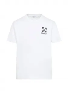 Футболка с принтом OFF-WHITE, белый