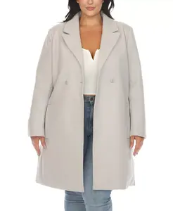 Пальто Walker Classic размера Plus White Mark, серый