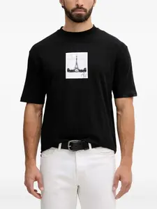 Футболка с принтом X Paris Hilton Karl Lagerfeld, черный