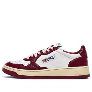 Кроссовки medalist low top bicolor 'white burgundy' Autry, белый