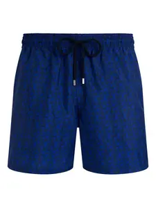 Плавательные шорты с черепахами и кулиской Vilebrequin, синий