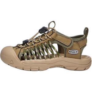 Износостойкие дышащие детские сандалии Kids' Satchi, зеленый