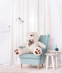 Gustaw Teddy Bear, большой плюшевый мишка Amigo, 140 см, белый Miś Gustaw
