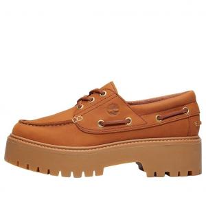 (WMNS) Платформенная лодка Timberland Stone Street, цвет «ржавый нубук»