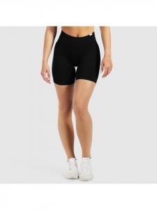 SMILODOX Короткие леггинсы Arleta Scrunch черного цвета