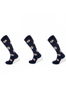 Носки COFI 1453 Socken Herren Baumwollmischung, цвет Navyblau FußballmusterSchwarz