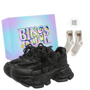BINGO DUCK Кроссовки Coverage Low Top Chunky женские черные, цвет Black