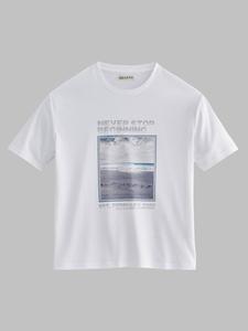 Рубашка BEARTH -PrintBio-Baumwolle, белый