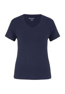 Футболка "Эбби" с v-образным вырезом Galeria Essentials, синий