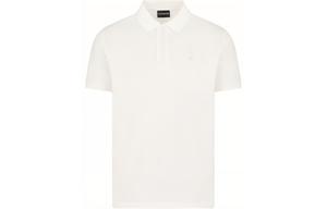 Повседневная поло из пике EMPORIO ARMANI, белый