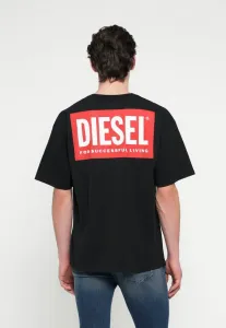 Футболка с принтом Diesel, Black